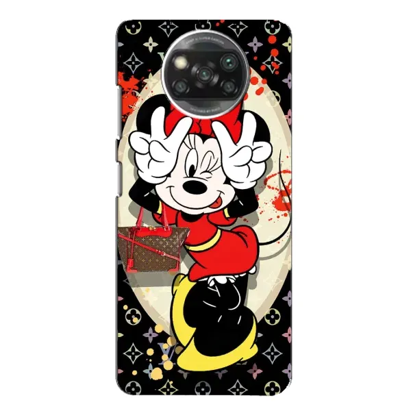 Чехол с принтом «Минни peace» для Xiaomi POCO X3