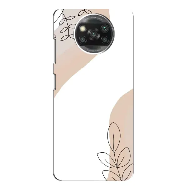 Чехол с принтом «Нюдовая веточка абстракция» для Xiaomi POCO X3 Чехол с принтом «Нюдовая веточка абстракция» для Xiaomi POCO X3
