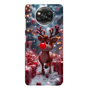 Яскравий чохол для Xiaomi POCO X3 з Зимові Оленята (Олень серед подарунків)