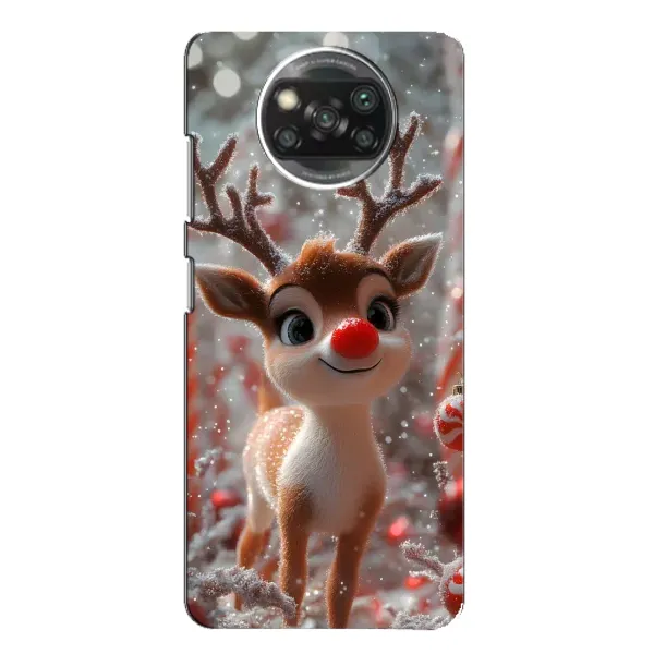 Чохол з принтом «Олень з носом» для Xiaomi POCO X3