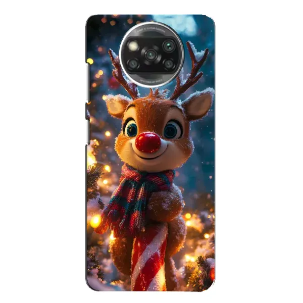 Чохол з принтом «Олень з шарфом» для Xiaomi POCO X3