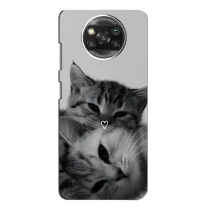 Чохол з принтом «Пара котів» для Xiaomi POCO X3