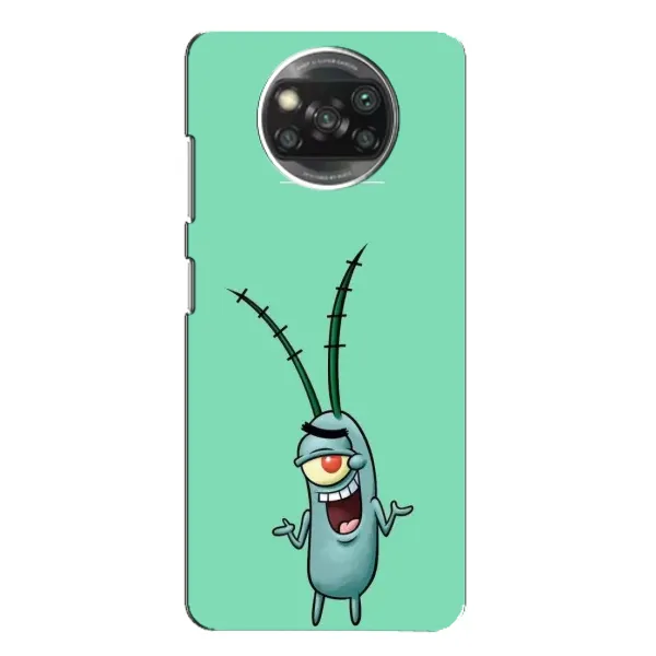 Чохол з принтом «Персонаж Планктон» для Xiaomi POCO X3 Чохол з принтом «Персонаж Планктон» для Xiaomi POCO X3