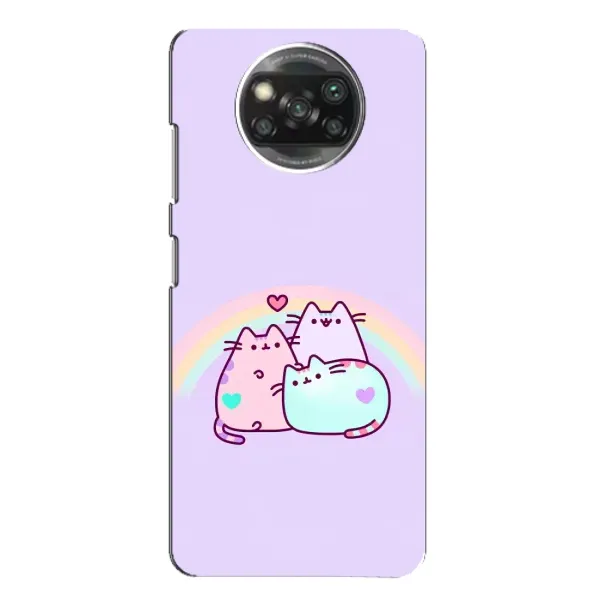 Чехол с принтом «Радужные котики» для Xiaomi POCO X3 Чехол с принтом «Радужные котики» для Xiaomi POCO X3