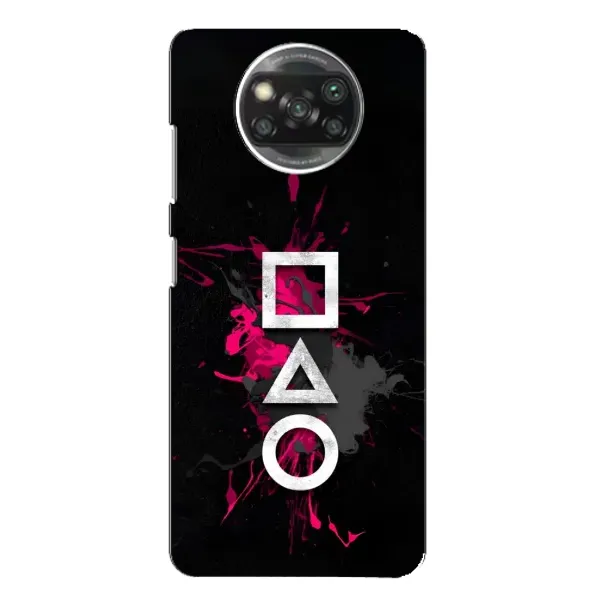 Чехол с принтом «Символы Игра кальмара» для Xiaomi POCO X3 Чехол с принтом «Символы Игра кальмара» для Xiaomi POCO X3