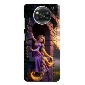Чехол Рапунцель для Xiaomi POCO X3 (Рапунцель на башне)