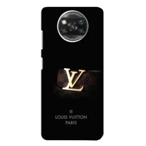 Чехлы Луи Витон для Xiaomi POCO X3 (AlphaPrint - LOUIS VUITTON) (ремешок LV)