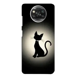 Чехол с принтом «Силуэт котика» для Xiaomi POCO X3