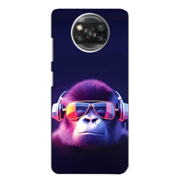 Чехол с принтом «Стильная обезьяна» для Xiaomi POCO X3