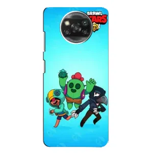 Чехлы Brawl Stars для Xiaomi POCO X3 (AlphaPrint)