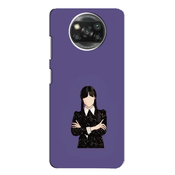 Чехол с принтом «Уэнздей в черном» для Xiaomi POCO X3