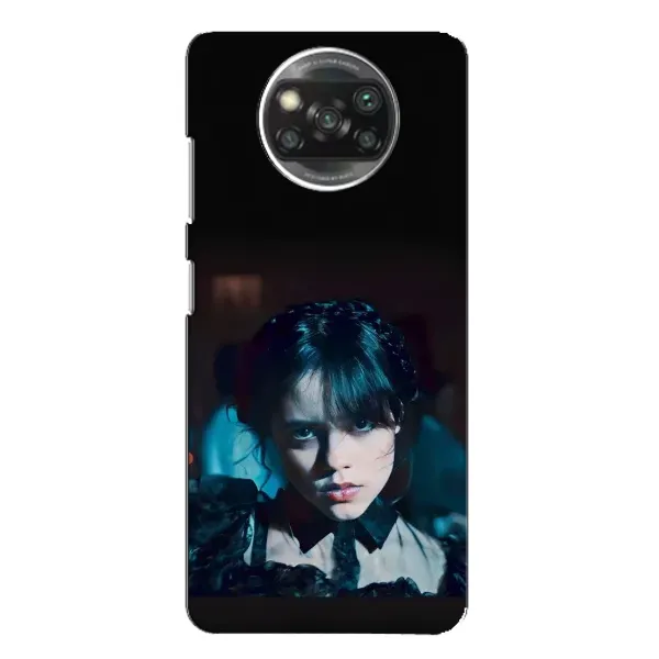 Чехол с принтом «взгляд Уэнздей» для Xiaomi POCO X3