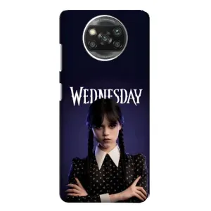 Чехлы Венсдей на Xiaomi POCO X3 Уэнсдей (AlphaPrint) (Wednesday)