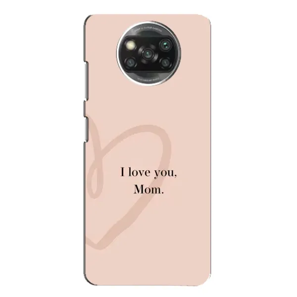 Чехол с принтом «Сердце маме» для Xiaomi POCO X3