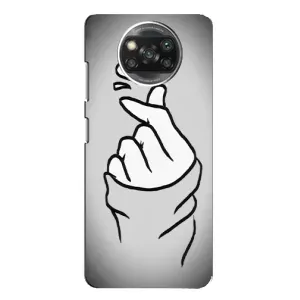 Чехол с принтом «Значок Love» для Xiaomi POCO X3