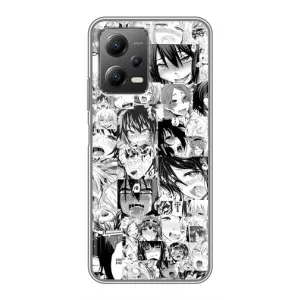 Чехол с принтом «Ahegao manga» для Xiaomi POCO X5 (5G)