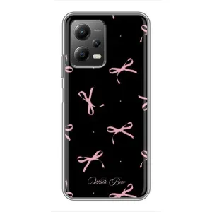 Чохол з бантиками на Сяомі POCO X5 (5G) (Банти на чорному)