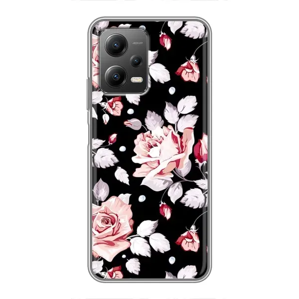 Чехол с принтом «Цветочки на черном» для Xiaomi POCO X5 (5G) Чехол с принтом «Цветочки на черном» для Xiaomi POCO X5 (5G)
