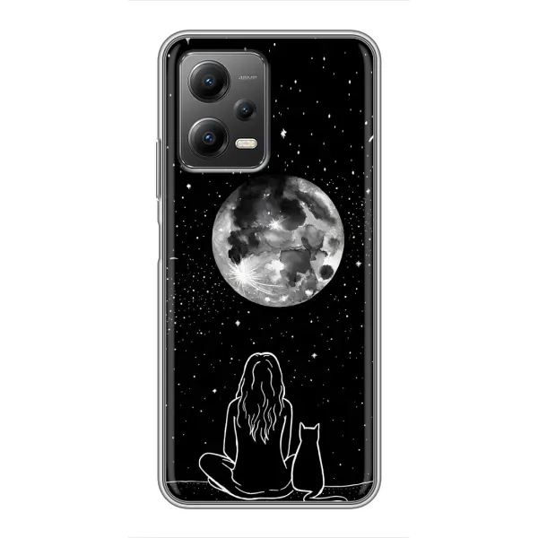 Чехол с принтом «Девушка с котом» для Xiaomi POCO X5 (5G) Чехол с принтом «Девушка с котом» для Xiaomi POCO X5 (5G)
