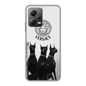 Чохли VERSACE для Сяомі POCO X5 (5G) (PREMIUMPrint) (Доберман Версаче)