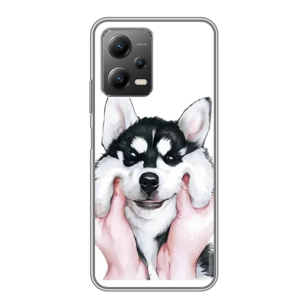 Чехол с принтом «Довольный Хаски» для Xiaomi POCO X5 (5G) Чехол с принтом «Довольный Хаски» для Xiaomi POCO X5 (5G)