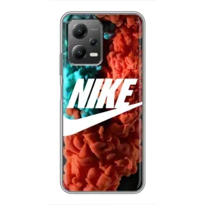 Чехол для Xiaomi POCO X5 (5G) - с принтом Найк (AlphaPrint) (Дымчатый найк)