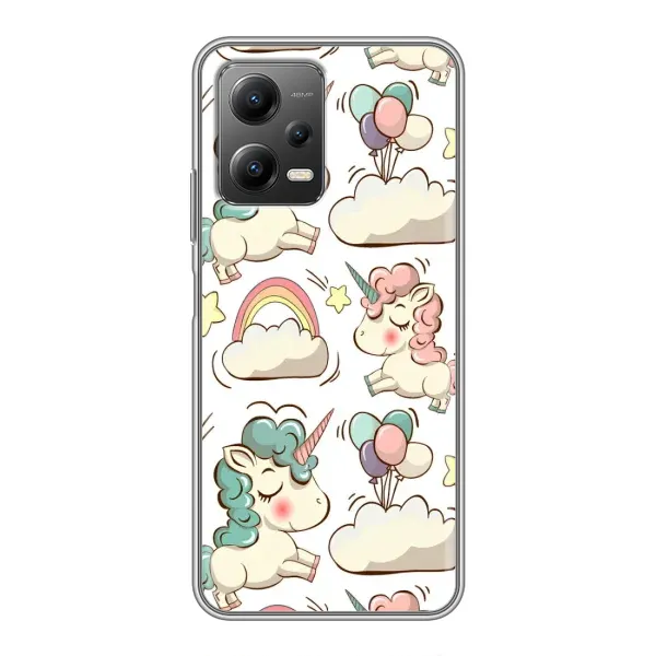 Чехол с принтом «Единорожки» для Xiaomi POCO X5 (5G) Чехол с принтом «Единорожки» для Xiaomi POCO X5 (5G)
