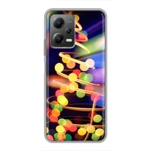 Новорічні Чохли для Сяомі POCO X5 (5G) (VPrint) (Ялинка в огоньках)