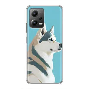 Чохол з Хаскі Xiaomi POCO X5 (5G) - (AlphaPrint) (Хаскі арт)
