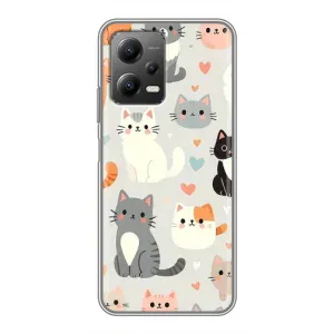 Чохол з малюнком кіт на Xiaomi POCO X5 (5G) (Колаж котів)