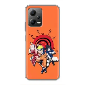 Чохол з принтом «команда Наруто» для Xiaomi POCO X5 (5G)