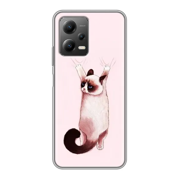 Чехол с принтом «Котик падает» для Xiaomi POCO X5 (5G) Чехол с принтом «Котик падает» для Xiaomi POCO X5 (5G)