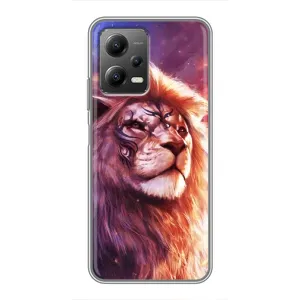 Чохол з картинкою ЛЕВ для Xiaomi POCO X5 (5G) (VPrint) (Красочний Лев)