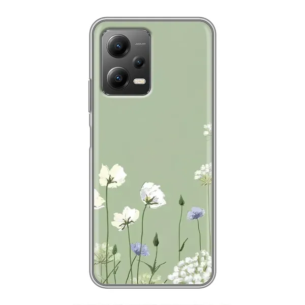 Чехол с принтом «Цветы на зеленом» для Xiaomi POCO X5 (5G) Чехол с принтом «Цветы на зеленом» для Xiaomi POCO X5 (5G)