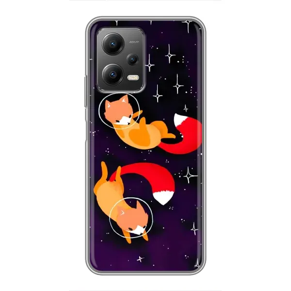 Чехол с принтом «Лисички космонавты» для Xiaomi POCO X5 (5G) Чехол с принтом «Лисички космонавты» для Xiaomi POCO X5 (5G)