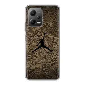 Чехлы для Xiaomi POCO X5 (5G) - с картинкой JORDAN (AlphaPrint) (Logo Jordan)