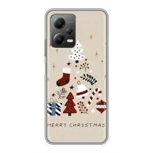 Різдвяні, Святкові Чохли для Сяомі POCO X5 (5G) (Merry Christmas)