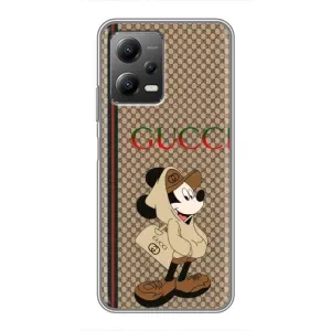 Чехлы ГУЧЧИ для Поко Х5 (5Джи) (AlphaPrint) (Mickey GUCCI)