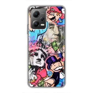 Чохли з крутими принтами для Xiaomi POCO X5 (5G) - (PREMIUMPrint) (Monopoly man)