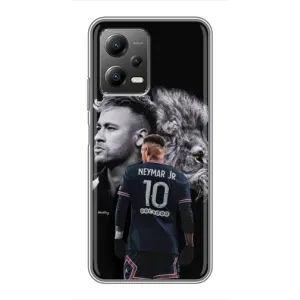Чохол Неймар для Xiaomi POCO X5 (5G) (AlphaPrint) (Неймар Лев)