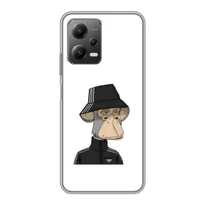 Чехлы с Обезьянами NFT для Xiaomi POCO X5 (5G) (AlphaPrint) (обезьяна NFT Adidas)
