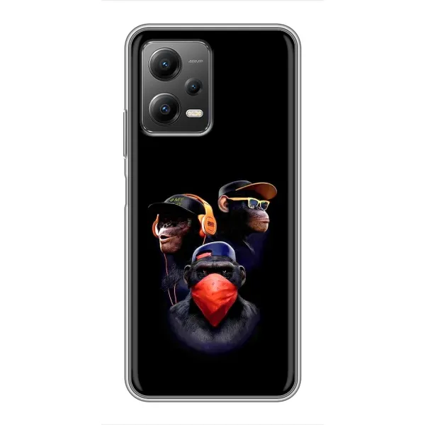 Чохол з принтом «Три мавпи» для Xiaomi POCO X5 (5G)