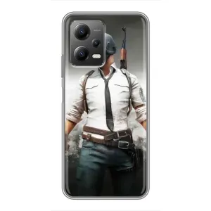 Чехол PUBG для Поко Х5 (5Джи) (AlphaPrint)