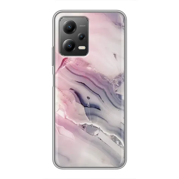 Чохол з принтом «Пурпурний Мрамор» для Xiaomi POCO X5 (5G)
