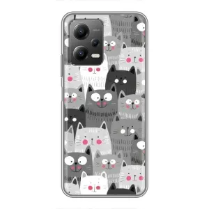 Чохли з Котиками для Xiaomi POCO X5 (5G) (VPrint) (Мальовані котики)