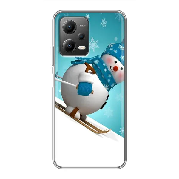 Чехол с принтом «Снеговик на лыжах» для Xiaomi POCO X5 (5G) Чехол с принтом «Снеговик на лыжах» для Xiaomi POCO X5 (5G)