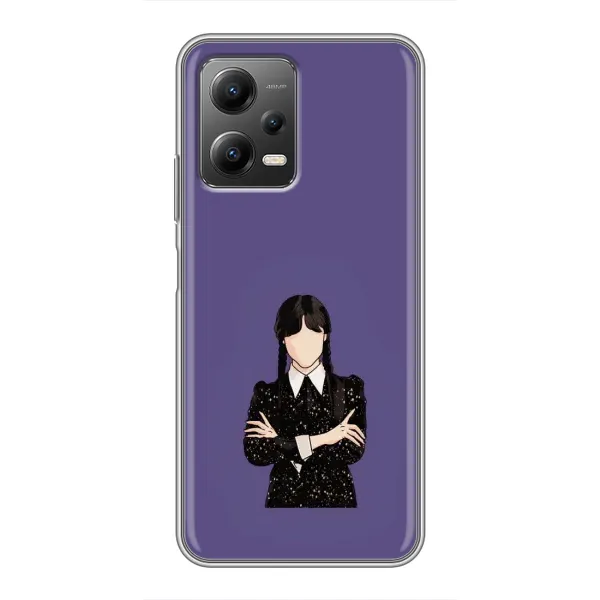 Чохол з принтом «Венздей у чорному» для Xiaomi POCO X5 (5G)