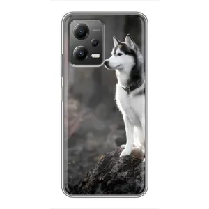 Чохол з Хаскі Xiaomi POCO X5 (5G) - (AlphaPrint) (Вірний собака)