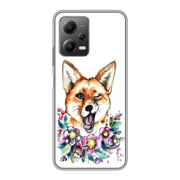 Чехол с принтом «Веселая лисичка» для Xiaomi POCO X5 (5G) Чехол с принтом «Веселая лисичка» для Xiaomi POCO X5 (5G)
