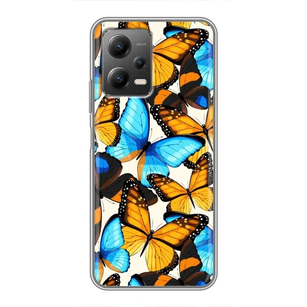 Чехол с принтом «Яркие бабочки» для Xiaomi POCO X5 (5G) Чехол с принтом «Яркие бабочки» для Xiaomi POCO X5 (5G)